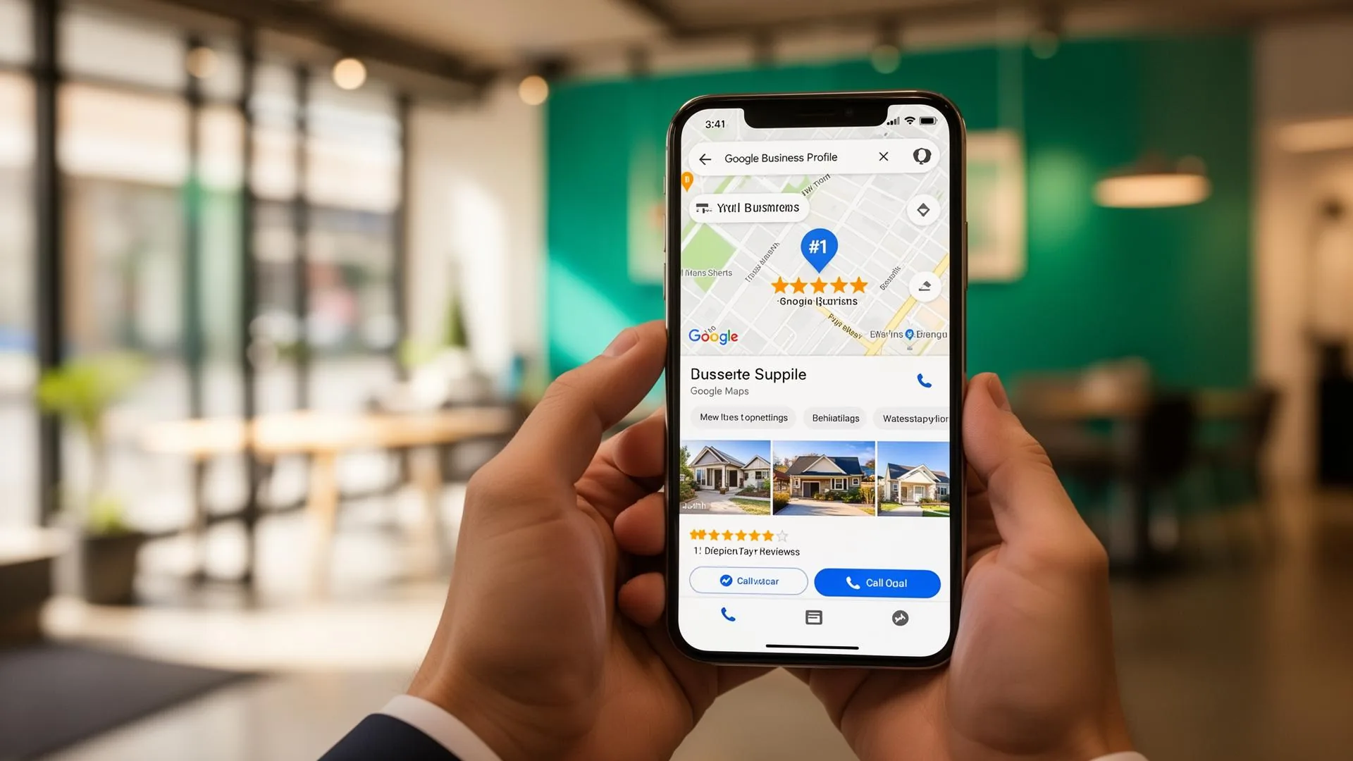 Google Search & Maps. illustration